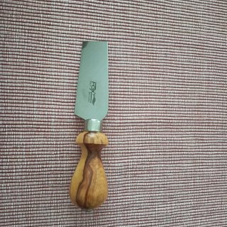 Set 5 coltelli formaggio manico olivo