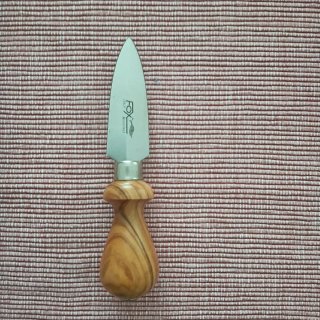Set 5 coltelli formaggio manico olivo