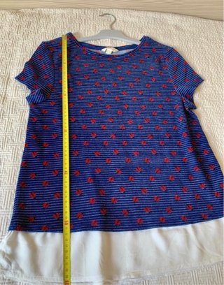 Camiseta Springfield azul y roja