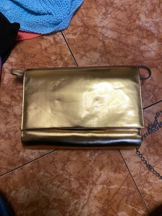 Bolso fiesta Bimba y Lola dorado