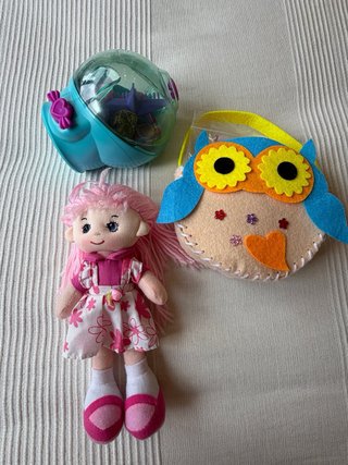 Lote juguetes accesorios muñeca y niña
