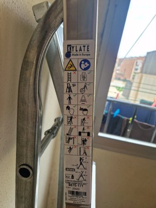 Escalera Aluminio Kylate 5 Peldaños