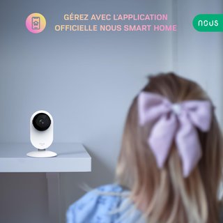 Nous cámara vigilancia interior con app