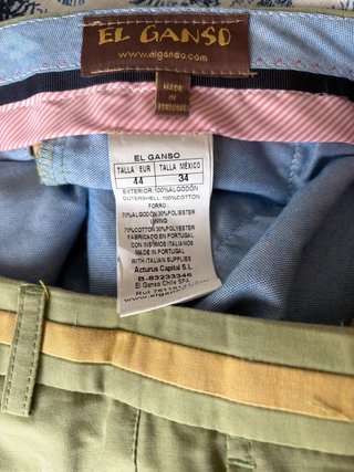 Pantalones El Ganso Verde Oliva