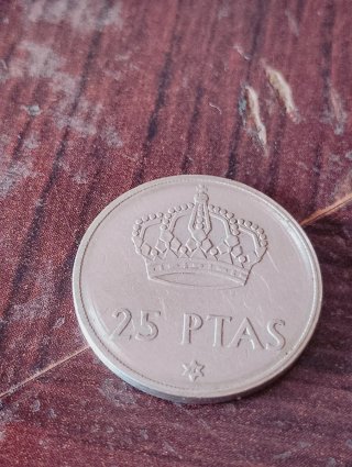 Moneda 25 PTAS Corona M