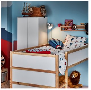 Letto Kura IKEA 90x200 + 2 materassi