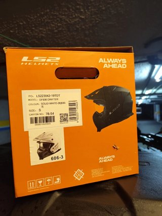 Casco Moto LS2 drifter Blanco