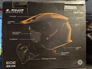 Casco Moto LS2 drifter Blanco