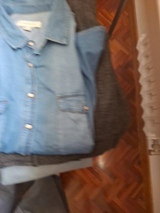 Camisa vaquera Cortefiel azul