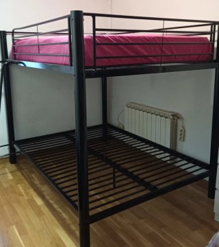 Cama litera doble 142x200cm tanto arriba como abaj