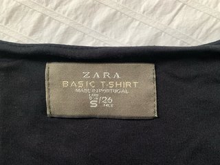 Top Negro Zara Basics