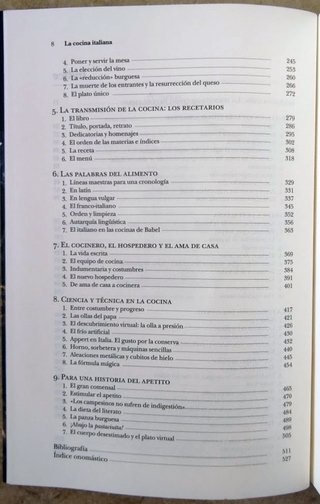 La cocina italiana. Historia de una cultura.