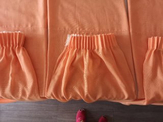 Cortinas Salmon (3 unidades)