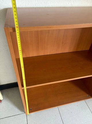 Estantería de madera 2 baldas