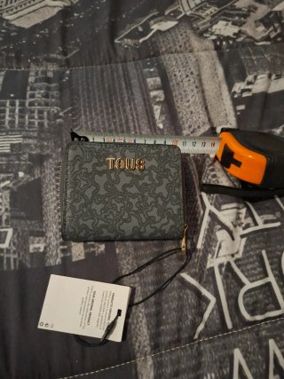 Monedero Tous gris estampado