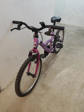 Bicicleta infantile viola 20