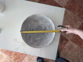 Cuenco decorativo madera/bambú