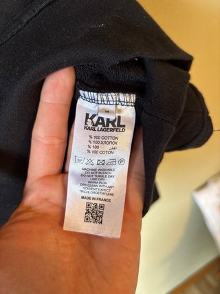Sudadera Karl Lagerfeld Negra