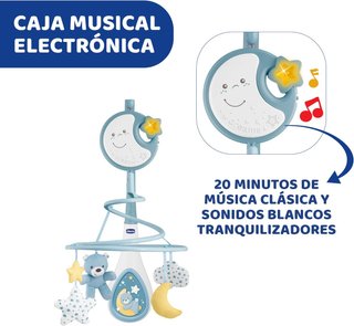 Mobile Chicco per culla con luce, musica e arcobaleno