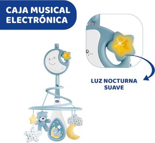 Mobile Chicco per culla con luce, musica e arcobaleno