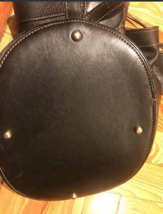 Mochila Loewe Negra Piel