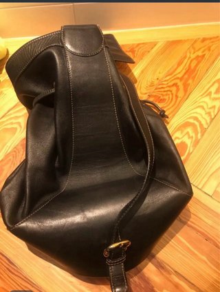 Mochila Loewe Negra Piel