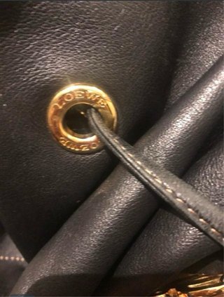 Mochila Loewe Negra Piel