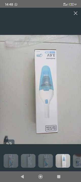 Aspirador de mano Black+Decker 3.6V