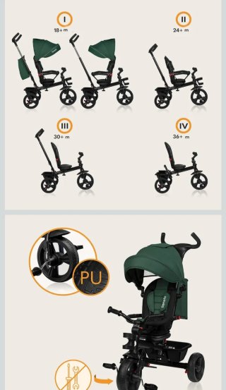 Triciclo Infantil Verde