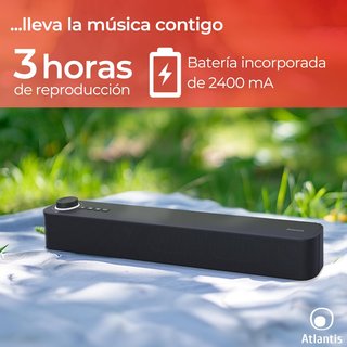 Atlantis barra sonido potente portátil bluetooth