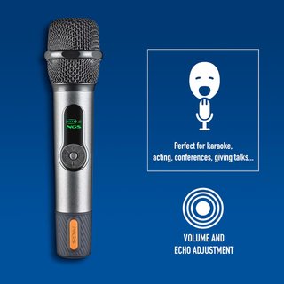 NGS micrófono inalámbrico dinámico karaoke eventos