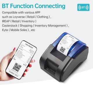 Bisofice impresora térmica recibos USB Bluetooth