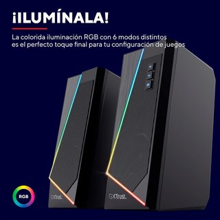 Trust Gaming altavoces potentes RGB USB