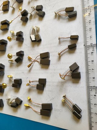 Escobillas de carbón para motor