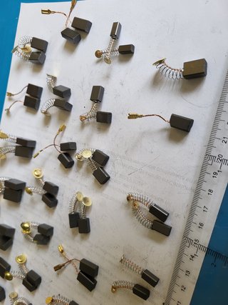 Escobillas de carbón para motor