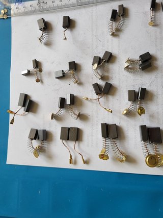 Escobillas de carbón para motor