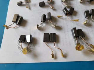 Escobillas de carbón para motor