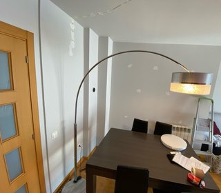 Lámpara de pie arco comedor