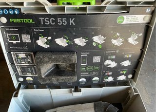 Festool TSC 55 KEB 18V + 2 baterías + Riel