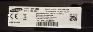 Samsung HW-J550 Barra de Sonido