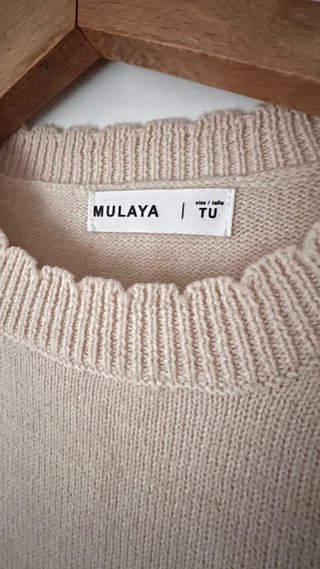Chaleco Mulaya Talla Única Beige