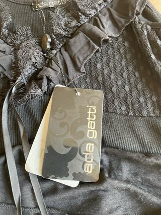 Vestido Ada Gatti Negro Talla S