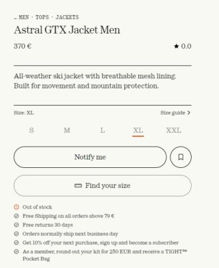 Chaqueta Haglöfs Astral Gore-Tex Hombre XL