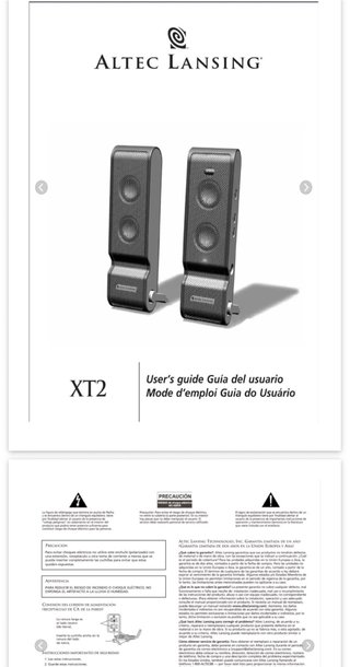 Altavoces Altec Lansing XT2 Negro/Plata