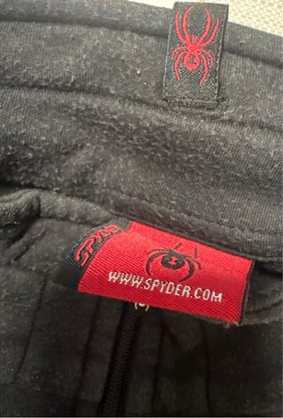 Polo esquí Spyder negro Talla XL