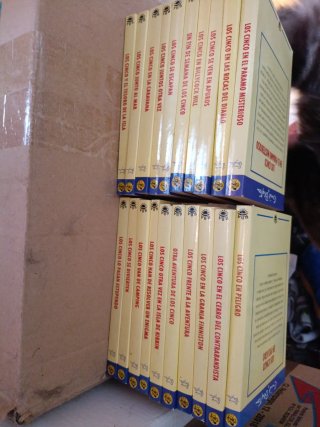 Coleccion de 21 libros de los cinco
