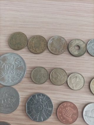 Lote de monedas antiguas
