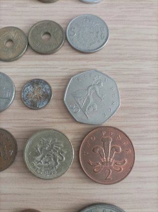 Lote de monedas antiguas