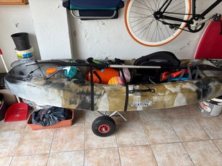 Piragua de pesca ,hoy 200 mañana 250€