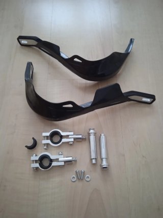 Cubre Manos Pit Bike Aluminio Negro a estrenar